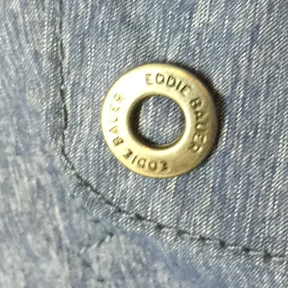 Eddie Bauer Blue Nylon Blend Microfiber Stretch Capri Cargo Pants Utility 4 - Picture 9 of 12